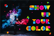 Garis Lengkung - Colorful Font, a Font by PutraCetol Studio (Thumbnail 6 of 8)