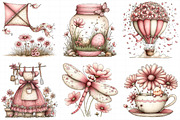 Whimsical Spring Clipart, an Illustration by Daily.Designs (Thumbnail 7 of 8)