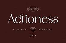 Actioness - Business Font
