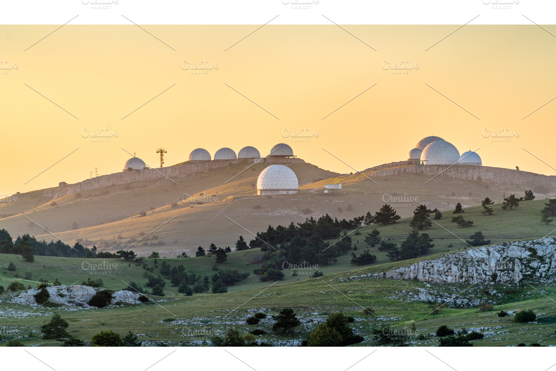 Russian military radar complex on Ai, a Nature Photo by Leonid Andronov