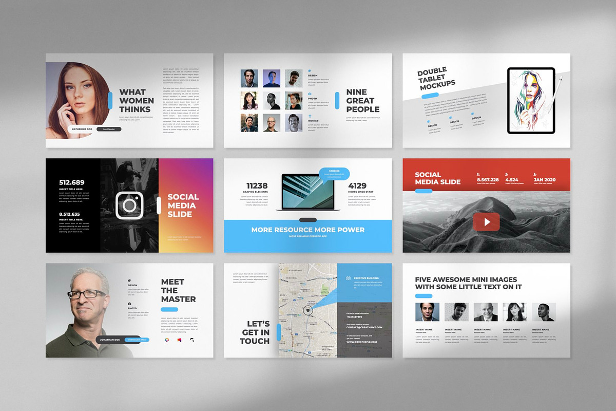 Solid PowerPoint Template, a Presentation Template by Creathrive Design (Photo 4 of 7)