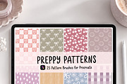 Gingham Checkered Procreate Brushes, a Brush Add-On by Mastilo Designs (Thumbnail 3 of 8)