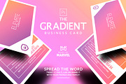 Gradient Business Card, a Business Card Template by Marvel (Thumbnail 1 of 5)