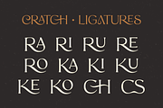 CRATCH - Heritage Vintage Typeface, a Serif Font by Sensatype (Thumbnail 17 of 23)