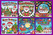 Merry Christmas Coloring Pages, a Seasonal Illustration by Coco Bloom (Thumbnail 3 of 4)
