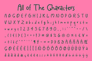 CS Darlene – Bad Handwritten Font, a Handwritten Font by Craft Supply Co. (Thumbnail 8 of 8)