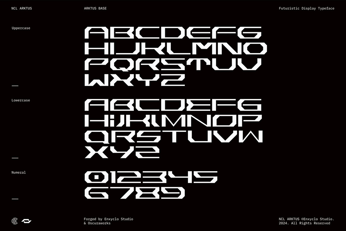 NCL Arktus Font Family, a Sans Serif Font by Enxyclo Studio (Photo 3 of 11)