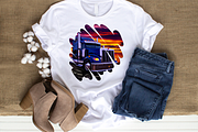 Template art, Semi Truck, a Poster Template by Boho Pixel Dust (Thumbnail 2 of 6)