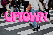 Bubble Gum | Pink 3D SVG Color Font, a Serif Font by The Creative Bix (Thumbnail 2 of 14)