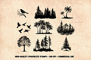 120 Tree Brushes For Procreate, a Brushes & More by Torus1 (Thumbnail 6 of 7)