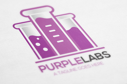 Purple Labs | Logo Template