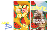 Colorful 3D Fruit Social Media Pack, a Social Media Template by McLittle Stock (Thumbnail 6 of 6)
