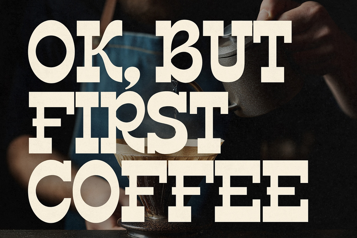 Buffalo Range - Slab Serif Font, a Slab Serif Font by HipFonts (Photo 4 of 10)