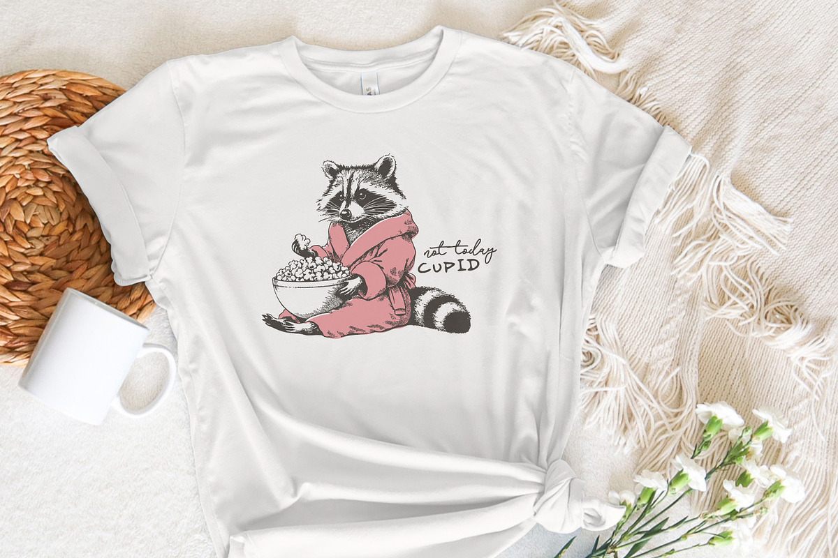 Not Today Cupid Funny Raccoon PNG, an Illustration by SharpMarketplace (Photo 5 of 9)
