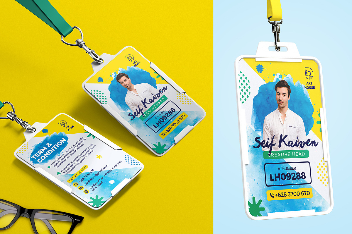 ID Card, a Stationery Template by Aarley Kaiven