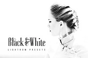 Black & White Lightroom Presets, an Action Add-On by N A N D U Z D E S I G N (Thumbnail 1 of 11)