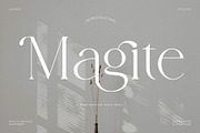 Magite - A New Modern Serif Font, a Serif Font by GridlineType (Thumbnail 1 of 10)