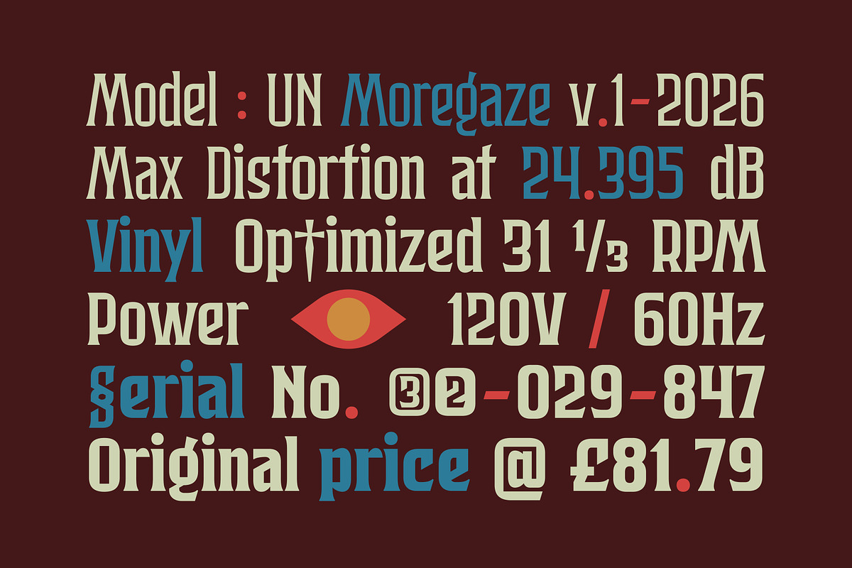 Moregaze - Display Typeface, a Serif Font by Uncarving (Photo 7 of 13)
