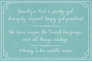Brooklyn Girl, a Script Font by The Pen and Brush (Thumbnail 5 of 5)