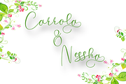 Albana Script, a Script Font by PollemSt (Thumbnail 4 of 6)