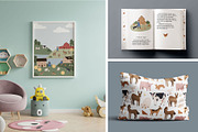 farm life clipart - ai, png, svg, an Animal Illustration by LyubovZaytseva (Thumbnail 17 of 19)