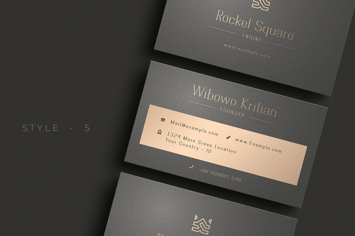 Premium Man Business Card - V.85, a Business Card Template by Ctrl space studio (Photo 6 of 6)