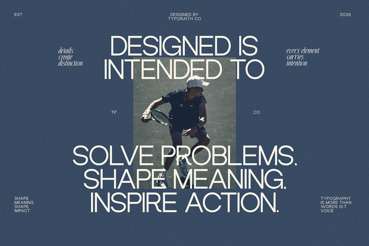 Grofler Piscaro | A Hybrid Font, a Sans Serif Font by Typoraith Co (Photo 5 of 10)
