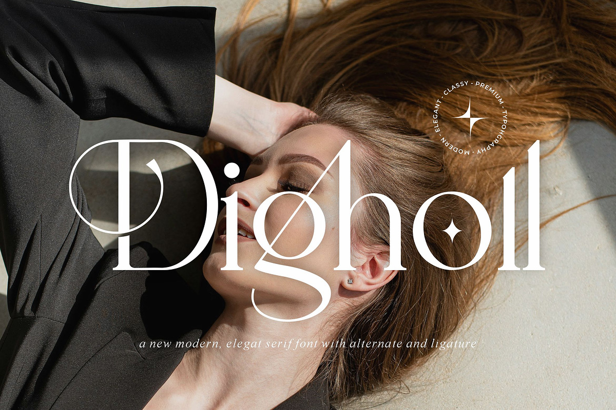 Digholl || Modern Minimalist Serif, a Serif Font by Ermedia Studio (Photo 1 of 10)