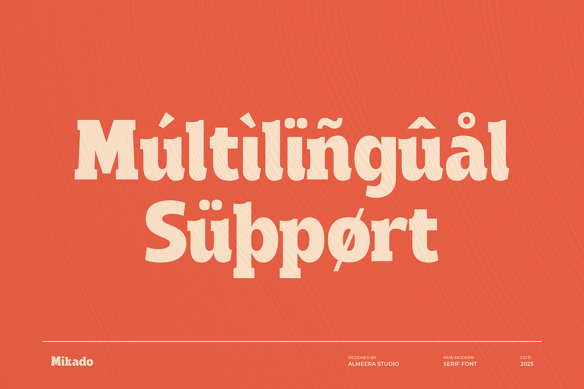 Mikado – Modern Serif Font, a Serif Font by Almeera Std (Photo 6 of 6)
