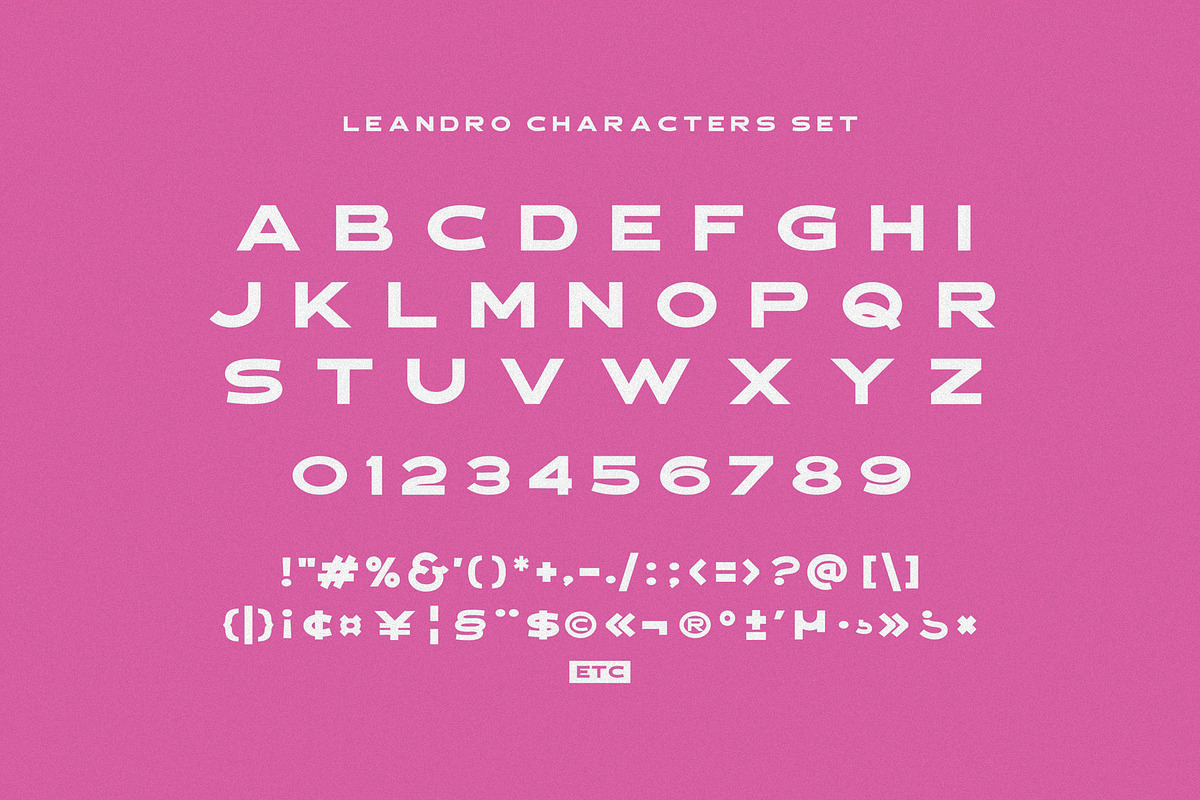 Leandro Modern Sans preview 4