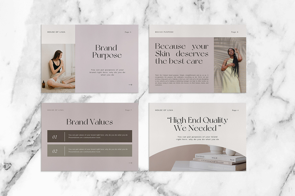 Brand Guidelines & Strategy Template, a Presentation Template by Nurrehmet Studio (Photo 6 of 7)