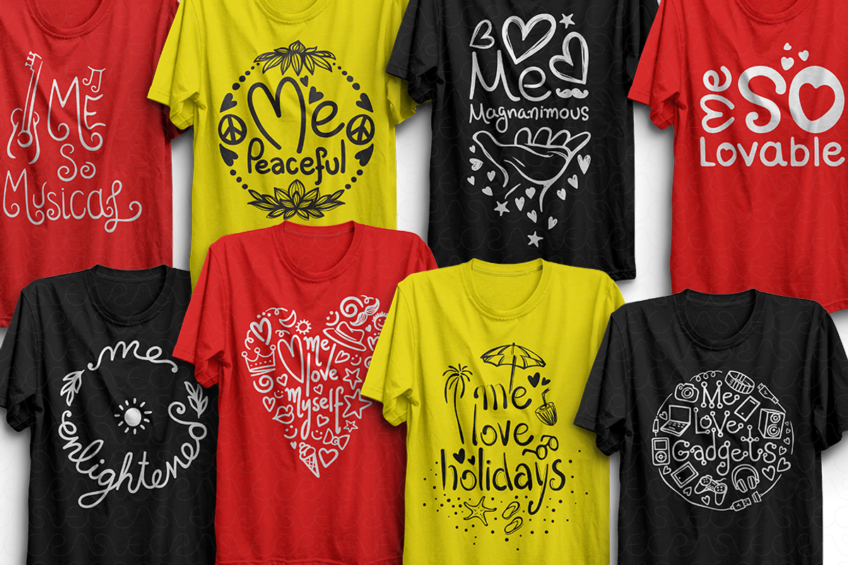 Me Graphics Series Vector Bundle, an Illustration by VecRas