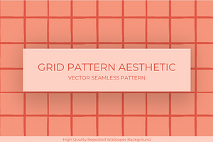 Aesthetic Grid Seamless Pattern