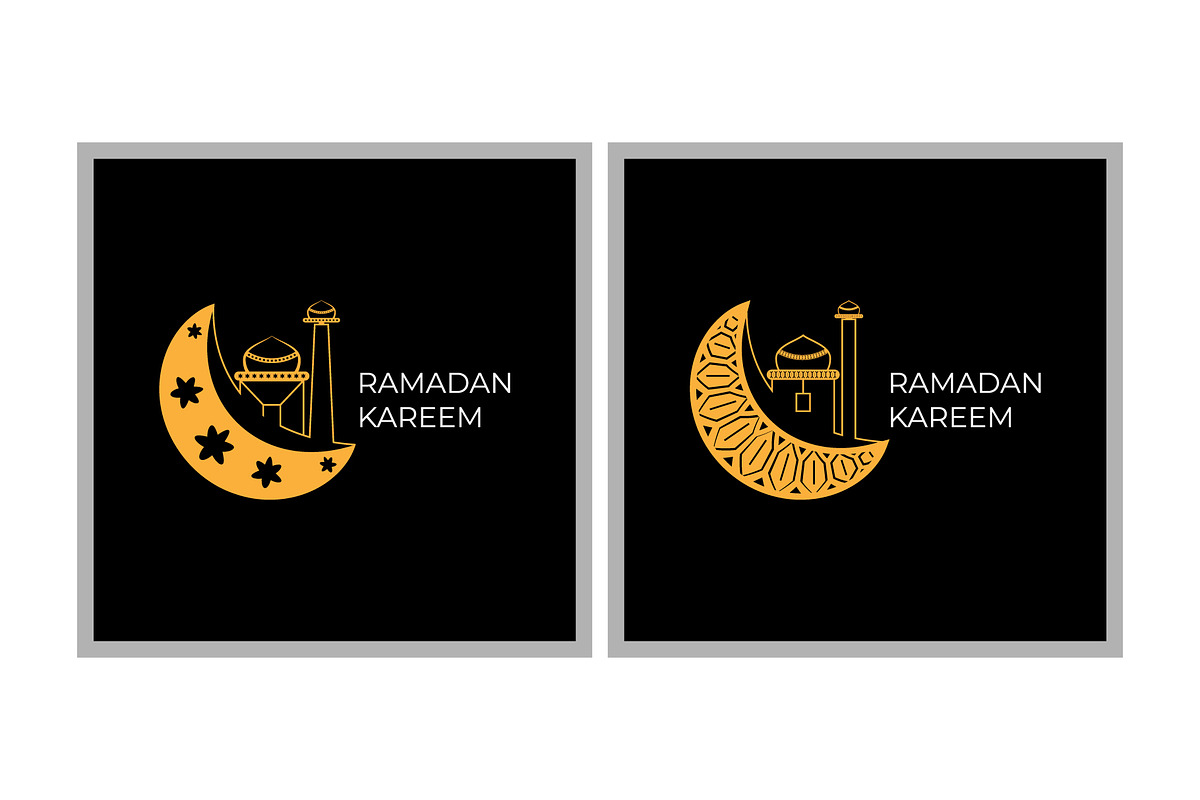 Ramadan Kareem Greeting Card, a Seasonal Illustration by Lakhan1998 (Photo 4 of 6)