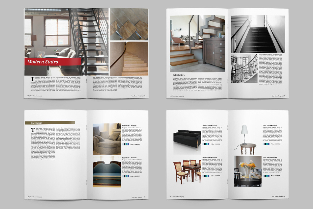 Interior Magazine, a Magazine Template by Teweka Template (Photo 8 of 9)