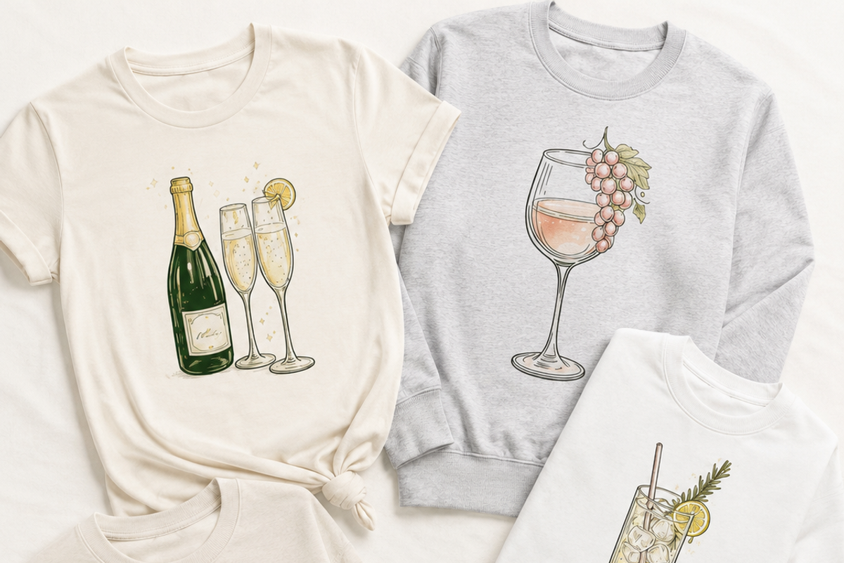 Cocktails and Wine Clipart, a Decorative Illustration by HeavensStar (Photo 8 of 9)
