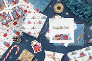 Christmas House, a Texture Illustration by Watercolor by Tonia Tkach (Thumbnail 5 of 7)