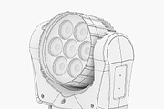 Stage Lighting Collection-14 PCS, an Object 3D Model by akerStudio (Thumbnail 76 of 309)