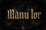 Manulor, a Blackletter Font by Wow Magic (Thumbnail 5 of 5)