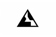 20 Black Triangle Geometric Icons, an Icon by Gfx_Store (Thumbnail 10 of 10)