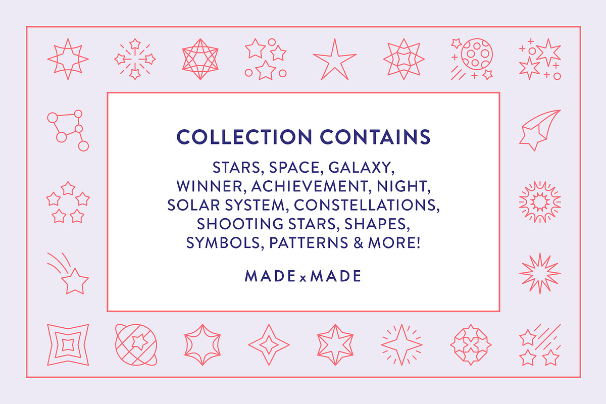 Stars Icons, an Outline Icon by Made by Made (Photo 2 of 7)