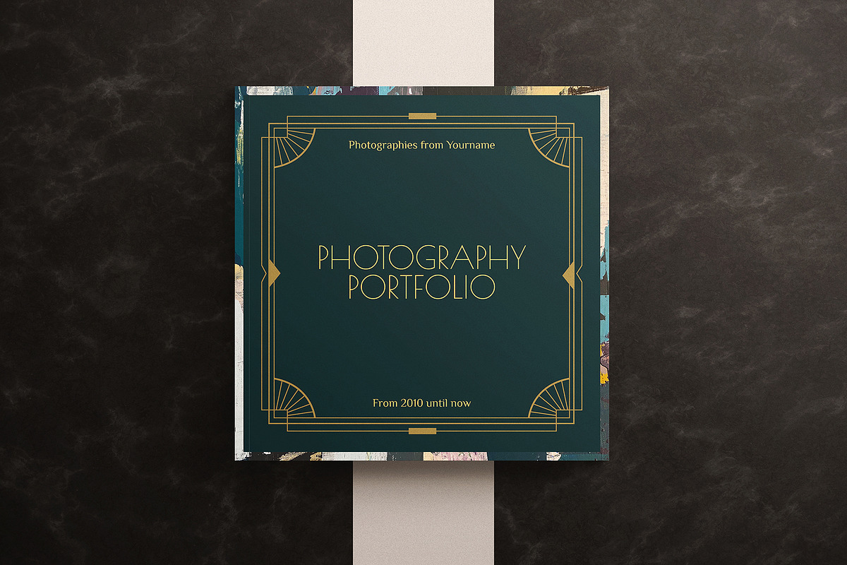Art Deco Photo Album Template, a Brochure Template by Luuqas Design (Photo 2 of 8)