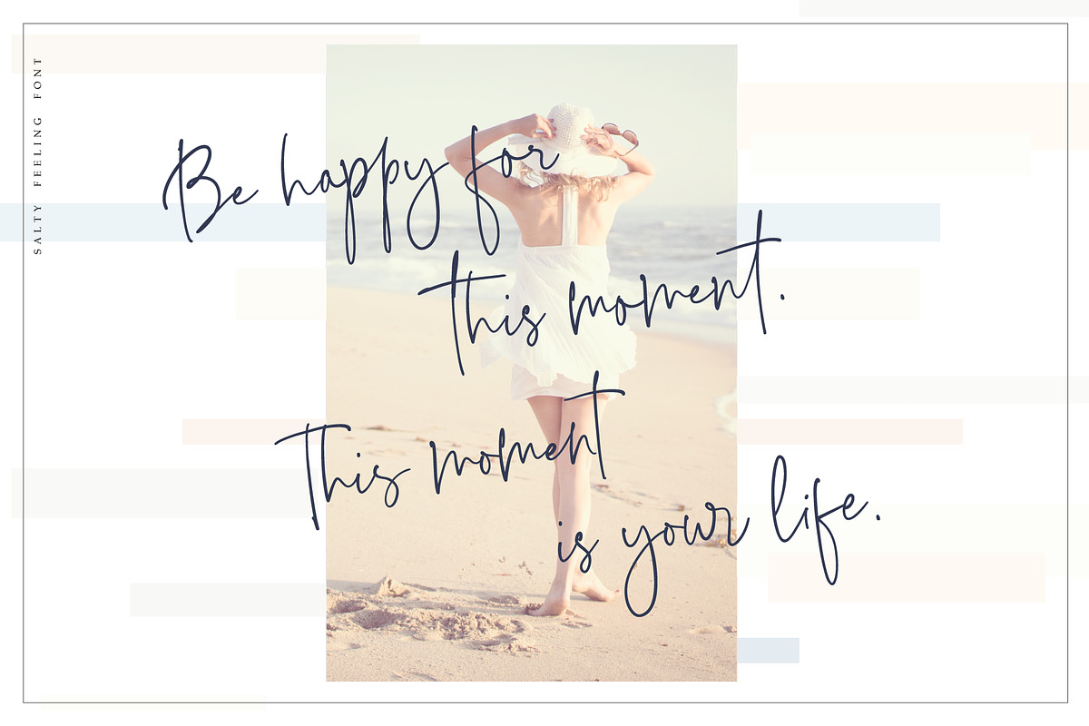 Salty Feeling font duo, a Handwritten Font by SiDesign (Photo 9 of 15)
