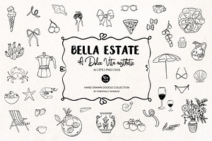 Bella Estate - Italian Summer Icons, an Object Graphic by Essentially Nomadic