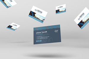 Travel Company Business Card Design