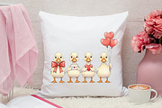 Funny Valentine Goose Png, an Illustration by Canvas Craft (Thumbnail 3 of 7)