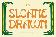 CS Sloane Drawn, a Sans Serif Font by Craft Supply Co. (Thumbnail 1 of 8)