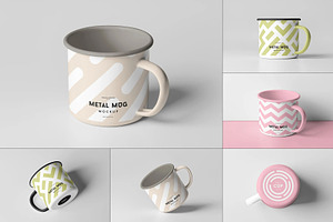 Metal Mug Mock-up, a Cups & Container Mockup by zippypixelstudio