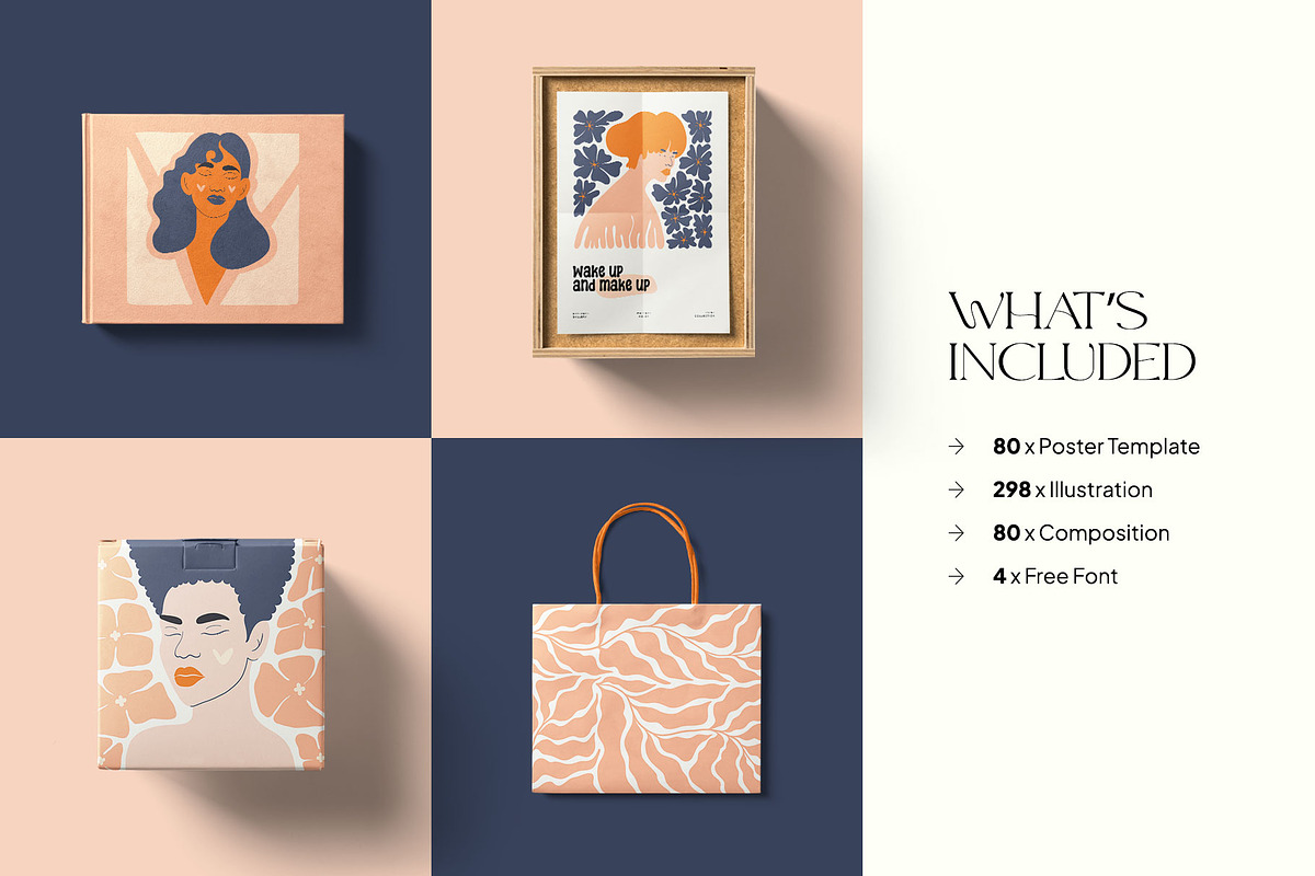 Flowers Girls | Wall Art Creator, an Object Graphic by Leleka.Store (Photo 3 of 15)