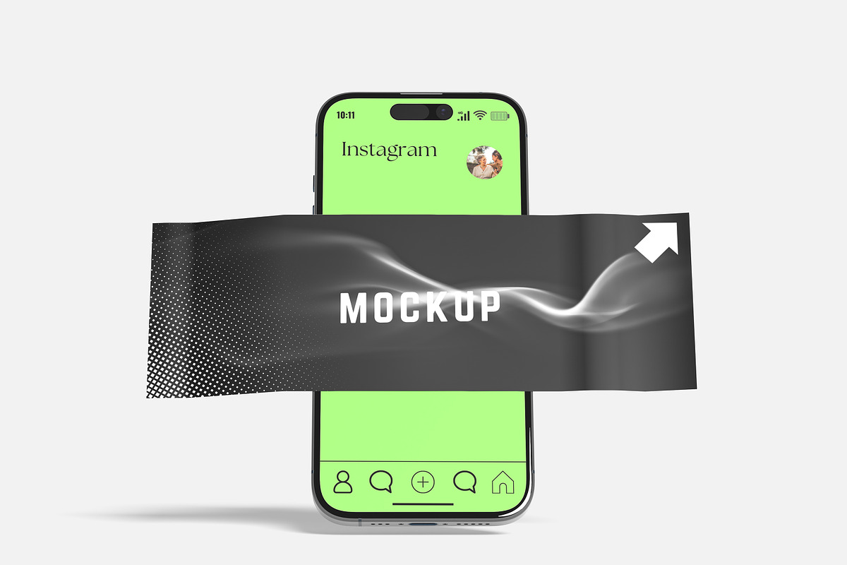 Instagram Carousel Mockup, a Product Mockup by safrizalstudio (Photo 1 of 4)